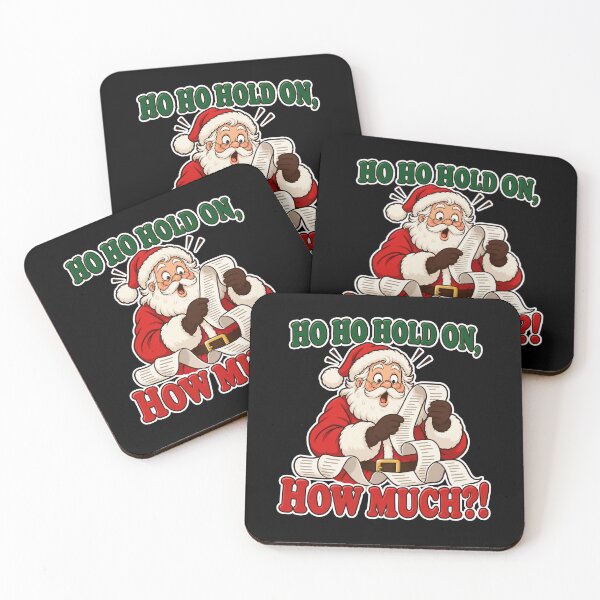 Item preview, Ho Ho Hold On How Much Funny Santa Christmas Shopping designed and sold by Ela-graphicwiz.