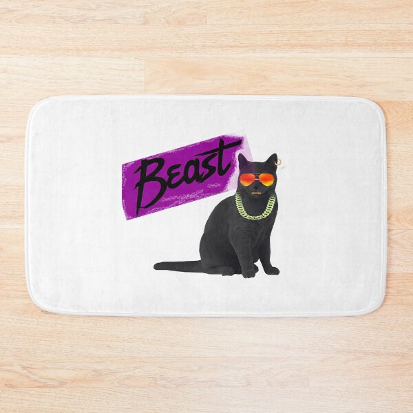 Item preview, Beast Black Cool Cat designed and sold by therese-baskin.