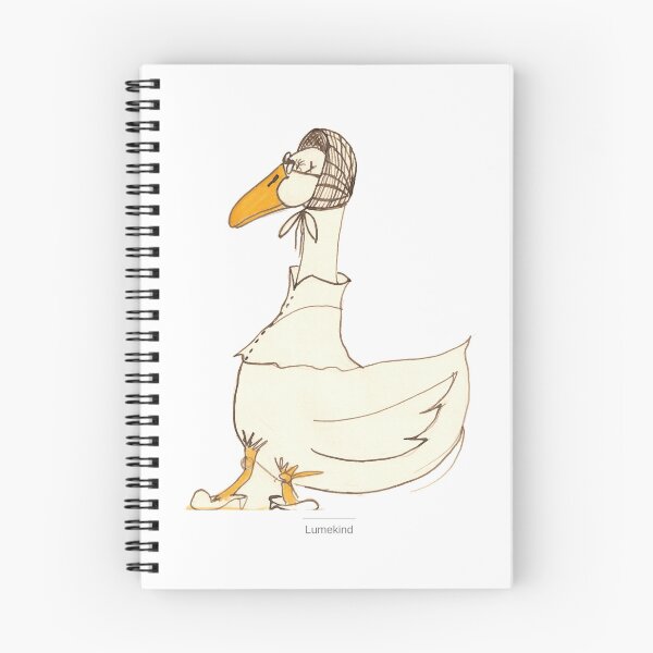 Item preview, Dapper Goose in Tweed Cap Watercolor Portrait designed and sold by lumekind.