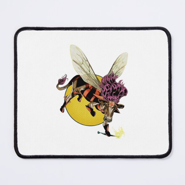 Item preview, Crazy Comic Book Flying Cow Superhero Halftone Art designed and sold by AndreasHeller.