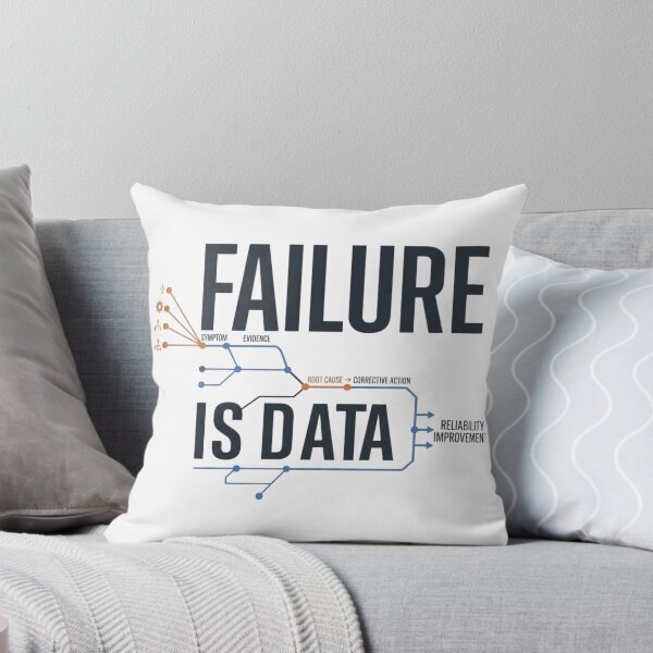 Item preview, Failure Is Data Reliability Engineer Design designed and sold by Amr Darwish Graphic designer.
