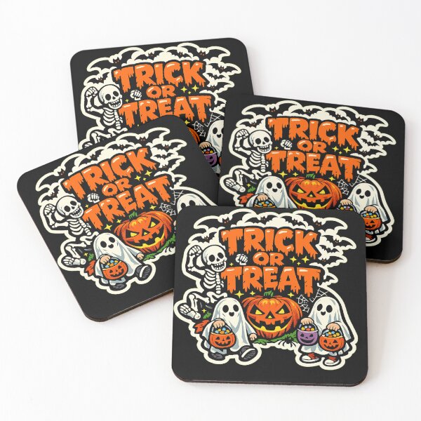 Item preview, Trick or Treat Vintage Halloween Spooky Ghost Pumpkin designed and sold by BeardWave.
