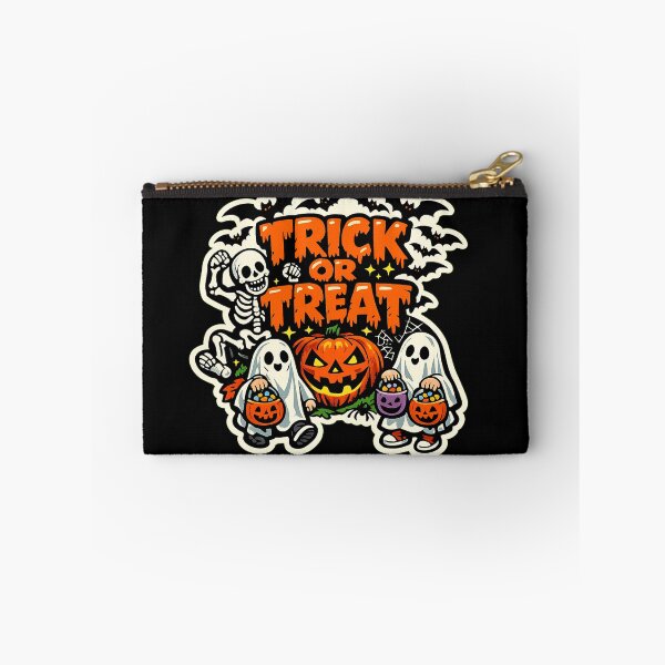 Item preview, Trick or Treat Vintage Halloween Spooky Ghost Pumpkin designed and sold by BeardWave.