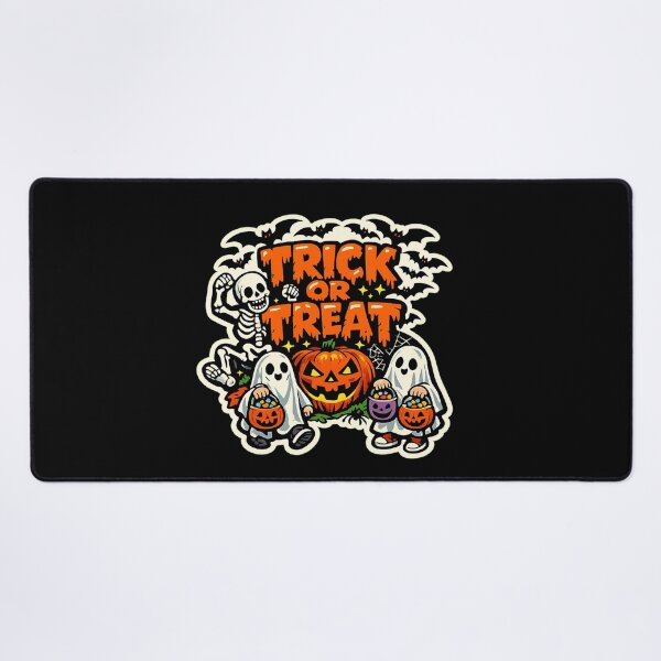 Item preview, Trick or Treat Vintage Halloween Spooky Ghost Pumpkin designed and sold by BeardWave.
