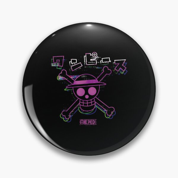 Item preview, One Piece Anime Colorful Straw Hat Glitch With Kanji designed and sold by TruNham209.