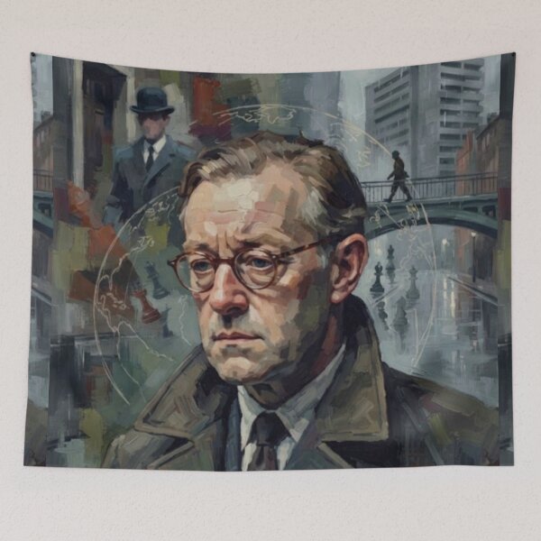Item preview, Tinker Tailor Soldier Spy Cold War Fine Art Tribute designed and sold by Art's Diner.