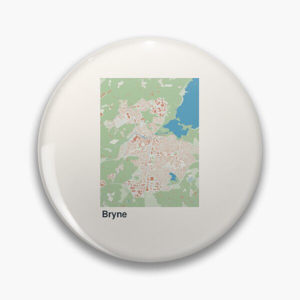 Item preview, Bryne Minimalistic Map Art designed and sold by MapsNerd.