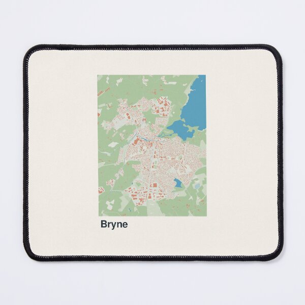 Item preview, Bryne Minimalistic Map Art designed and sold by MapsNerd.