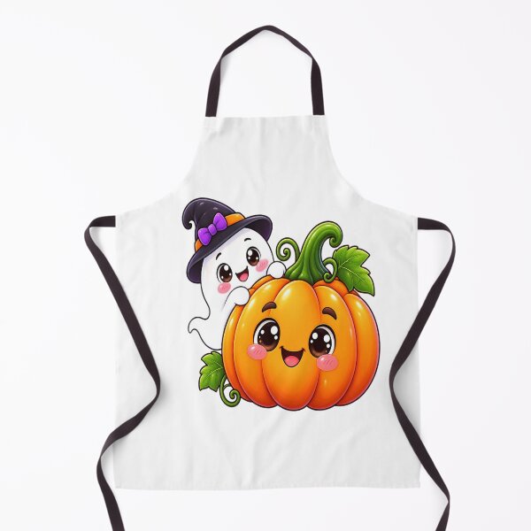 Item preview, Kawaii Halloween Ghost Pumpkin – Cute Spooky Witch Autumn Design designed and sold by Pixanova.