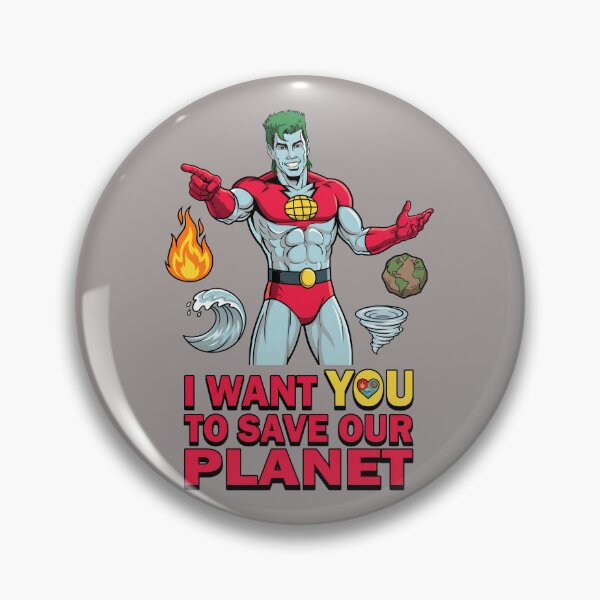 Item preview, Captain Planet I Want You To Save Our Planet-75 designed and sold by NicoKrugelstein.