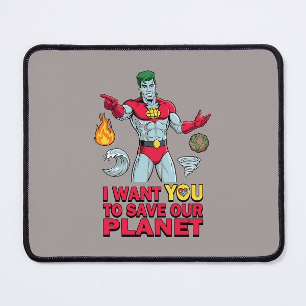 Item preview, Captain Planet I Want You To Save Our Planet-75 designed and sold by NicoKrugelstein.
