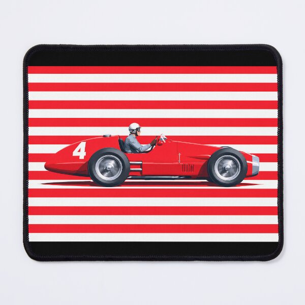 Item preview, #4 Vintage 1950s Red Race Car designed and sold by PitWallArt.