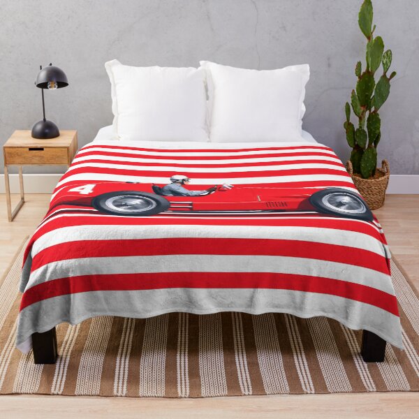 Item preview, #4 Vintage 1950s Red Race Car designed and sold by PitWallArt.