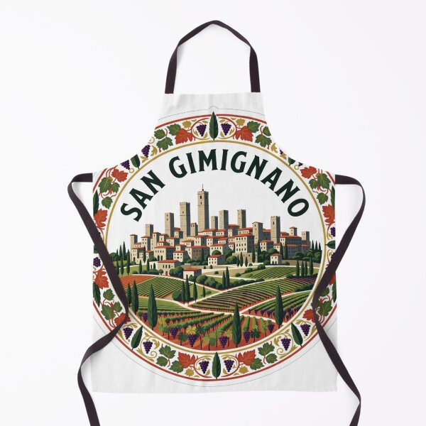 Item preview, San Gimignano Towers Italy Sticker designed and sold by Imaginarium of Chaos falcon88 .