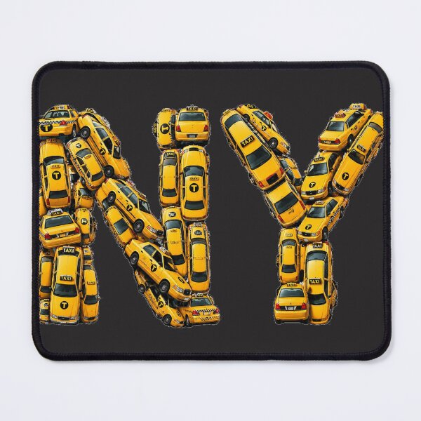 Item preview, NYC Yellow Taxi Letters – New York City designed and sold by Little Colour Kingdom.