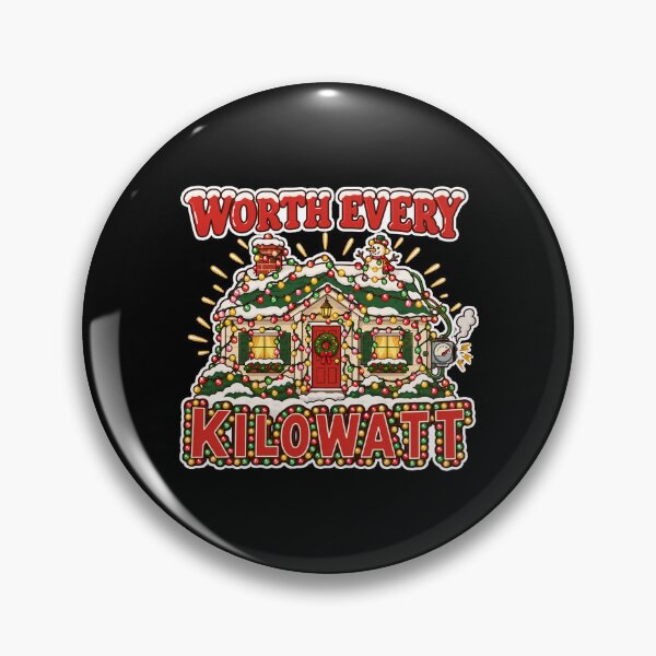 Item preview, Worth Every Kilowatt Funny Christmas Lights Dad designed and sold by Ela-graphicwiz.