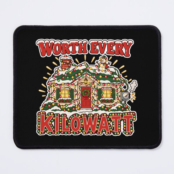 Item preview, Worth Every Kilowatt Funny Christmas Lights Dad designed and sold by Ela-graphicwiz.