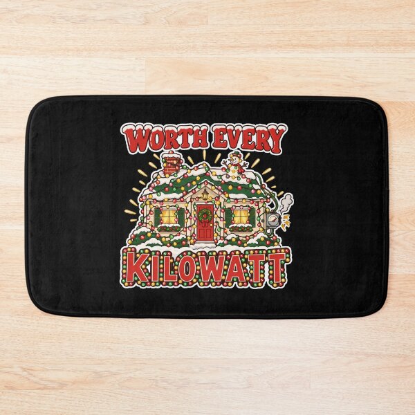 Item preview, Worth Every Kilowatt Funny Christmas Lights Dad designed and sold by Ela-graphicwiz.