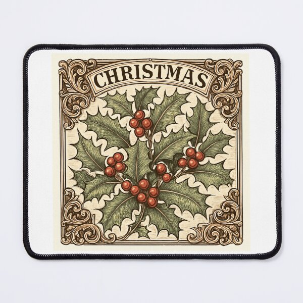 Item preview, Vintage Holly Christmas designed and sold by Love Joy.