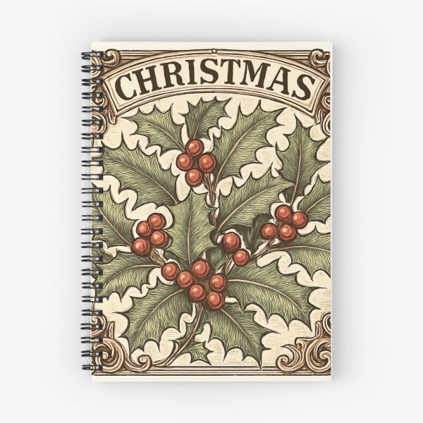 Item preview, Vintage Holly Christmas designed and sold by Love Joy.