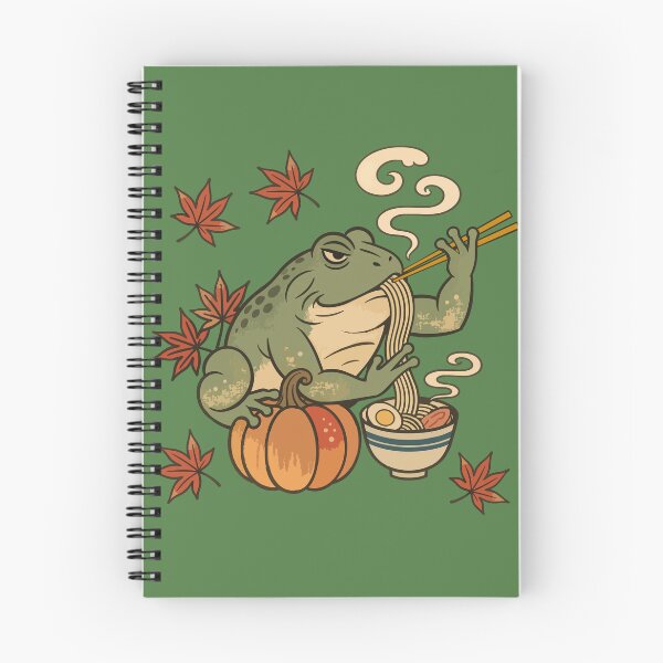 Item preview, Cozy Autumn Frog Ramen designed and sold by Litely.