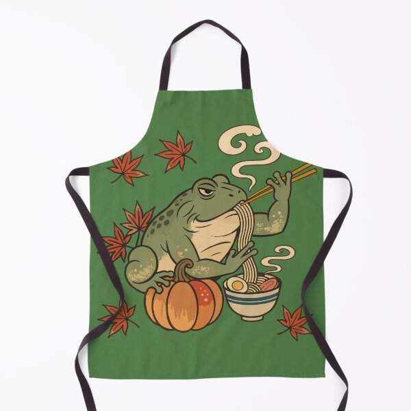 Item preview, Cozy Autumn Frog Ramen designed and sold by Litely.