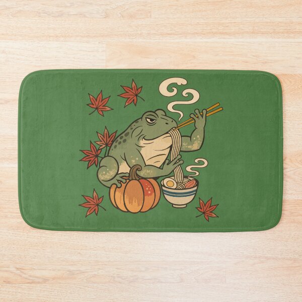 Item preview, Cozy Autumn Frog Ramen designed and sold by Litely.