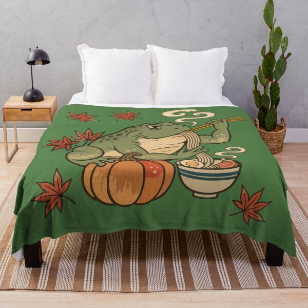 Item preview, Cozy Autumn Frog Ramen designed and sold by Litely.