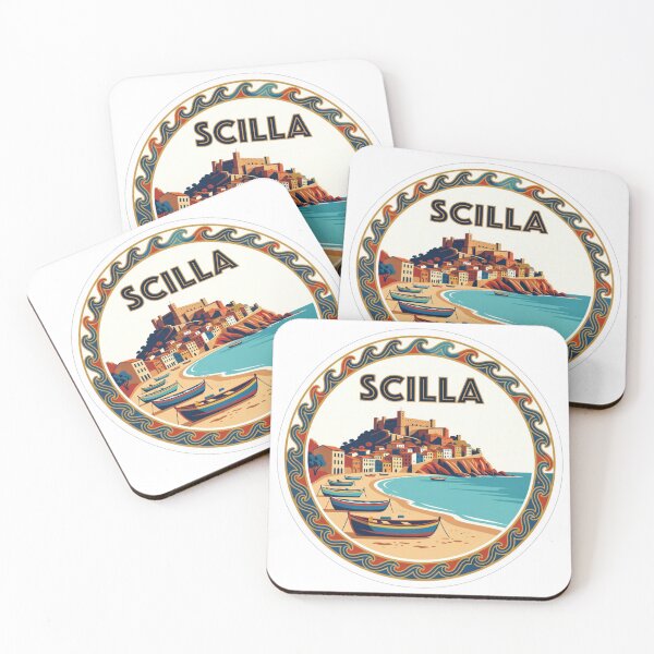 Item preview, Scilla Village Italy Sticker designed and sold by Imaginarium of Chaos falcon88 .