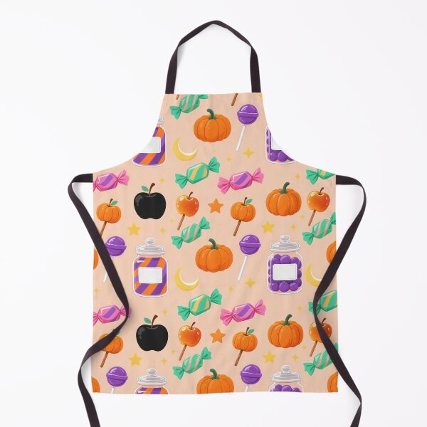 Item preview, Retro Halloween Candy Pumpkin Apple Pattern designed and sold by Mimoshi ⭐⭐⭐⭐⭐.