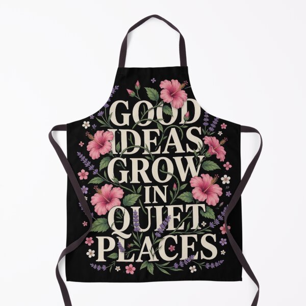 Item preview, Good Ideas Grow In Quiet Places Botanical Floral Hummingbird designed and sold by CF_VintageDesign.