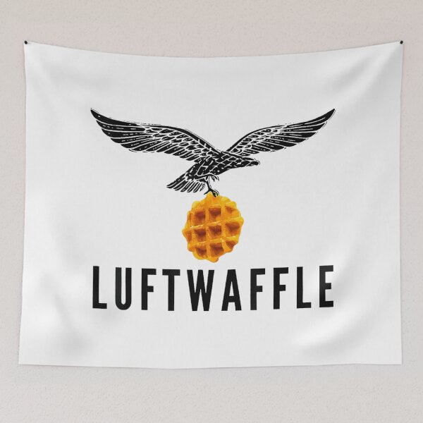 Item preview, Luftwaffle Funny Food Pun Eagle Waffle Breakfast  designed and sold by EricCotanori.