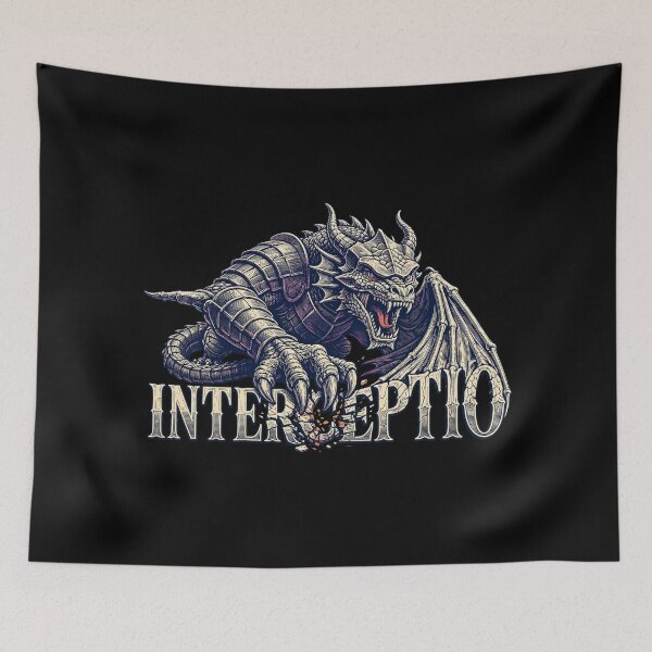 Item preview, Interciptio Dragon – Epic Fantasy Dragon Art, Ancient Wyrm, Legendary Mythical Creature, Dark Fantasy Beast, Medieval RPG Artwork, Powerful Dragon Name, Dragon Lover Gift designed and sold by Typologystudios.