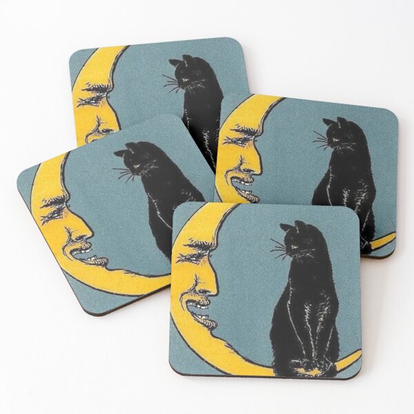 Item preview, Poster French Black Cat Moon 2026 designed and sold by FredyCarls.