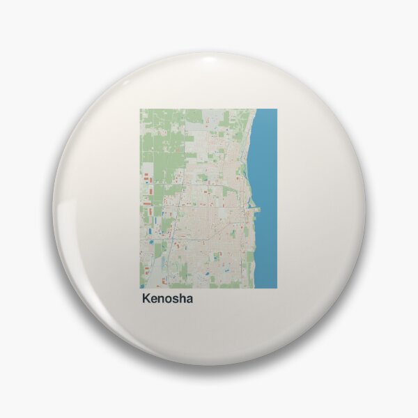 Item preview, Kenosha Minimalistic Map Art designed and sold by MapsNerd.
