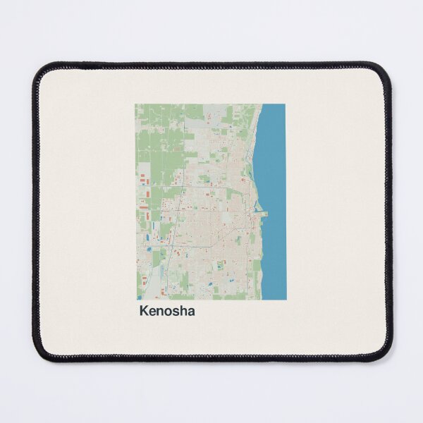 Item preview, Kenosha Minimalistic Map Art designed and sold by MapsNerd.