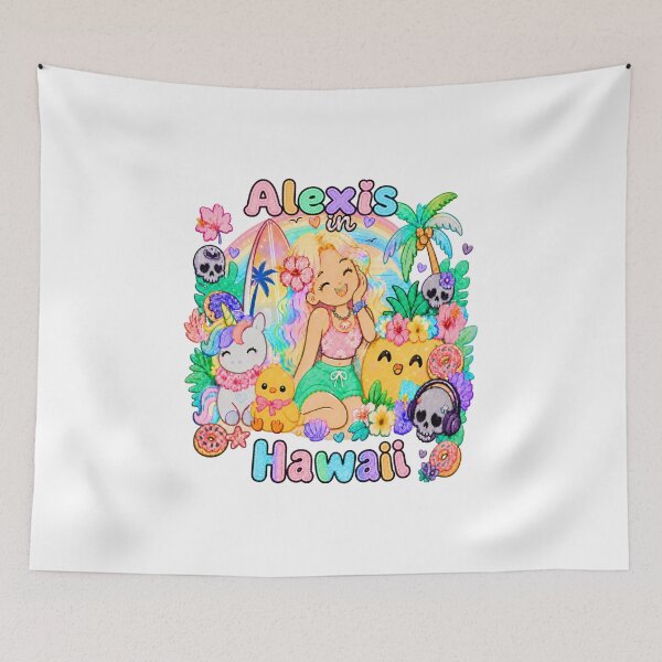 Item preview, Alexis Name Gift Pastel Goth Hawaii Kawaii Aesthetic designed and sold by TheChalkyFox.