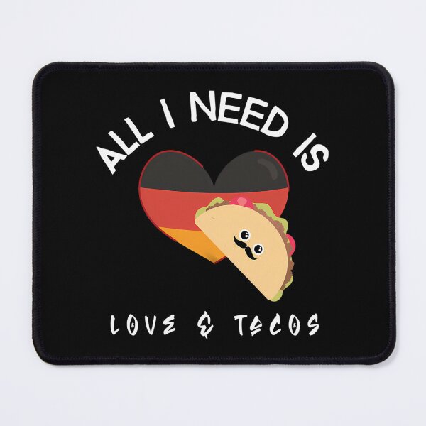 Item preview, All I Need Is Love And Tacos Valentine Tshirt designed and sold by lyric-olivares.