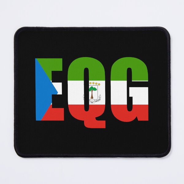 Item preview, Equatorial Guinea Flag Initials GQ designed and sold by shitpostee.