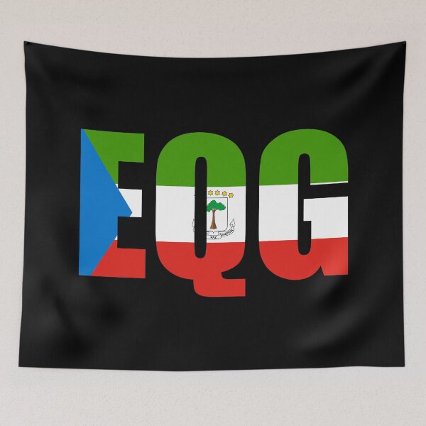 Item preview, Equatorial Guinea Flag Initials GQ designed and sold by shitpostee.
