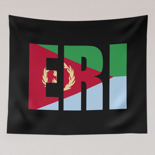 Item preview, Eritrea Flag Initials ER designed and sold by shitpostee.