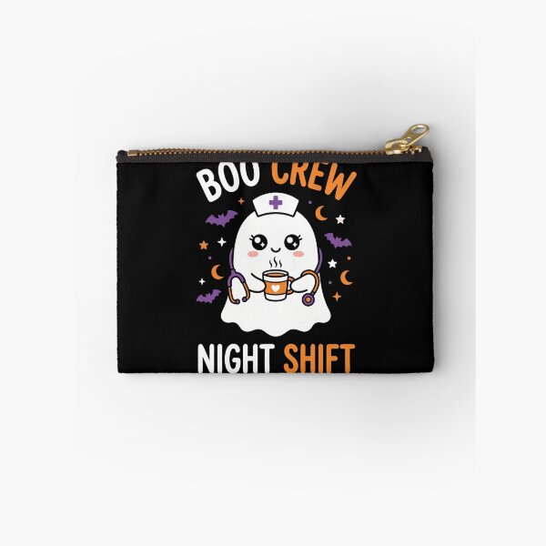Item preview, Boo Crew Night Shift Nurse Cute Ghost Coffee Halloween designed and sold by TeNovaStudio.
