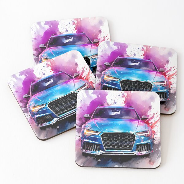 Item preview, Colorful Performance Car Watercolor Splash Art designed and sold by RevUpDesign.