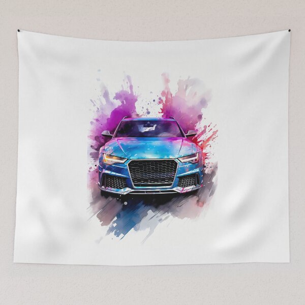 Item preview, Colorful Performance Car Watercolor Splash Art designed and sold by RevUpDesign.