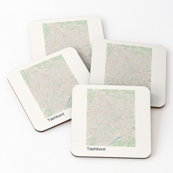 Item preview, Tashkent Minimalistic Map Art designed and sold by MapsNerd.