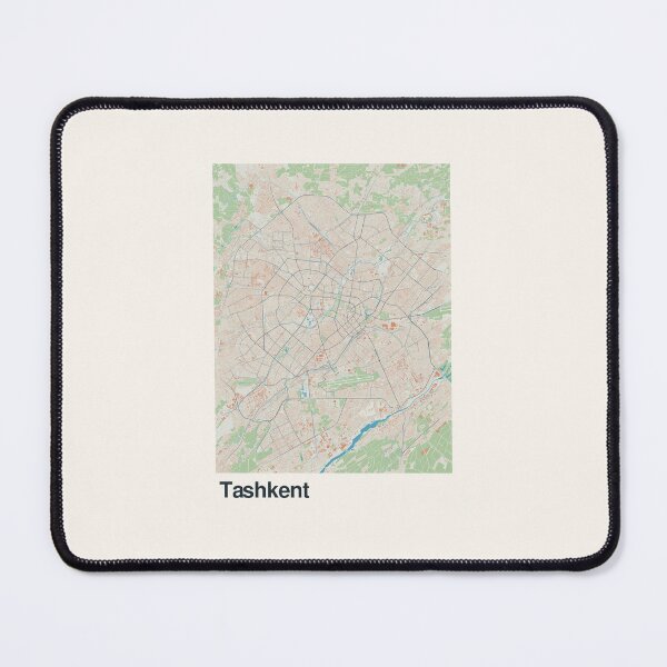 Item preview, Tashkent Minimalistic Map Art designed and sold by MapsNerd.