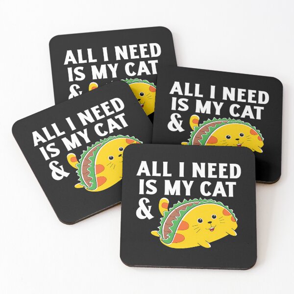 Item preview, All I Need Is My Cat And Tacos - Funny Tacos designed and sold by lyric-olivares.