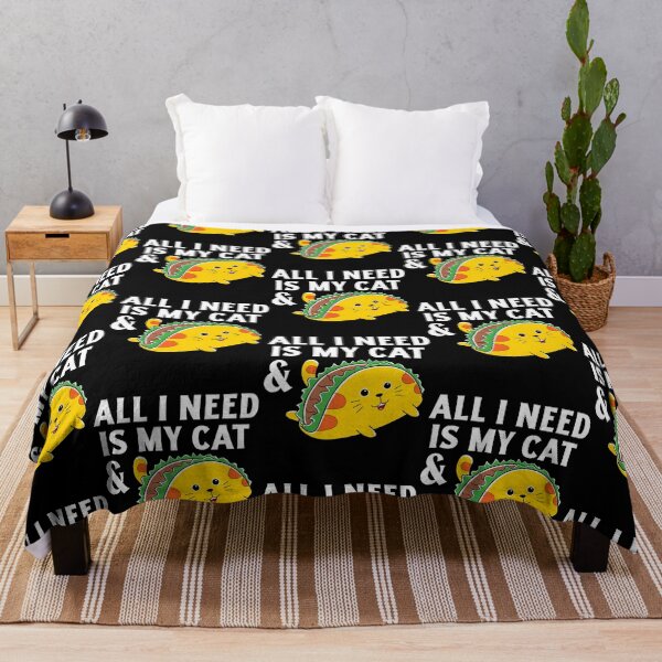 Item preview, All I Need Is My Cat And Tacos - Funny Tacos designed and sold by lyric-olivares.