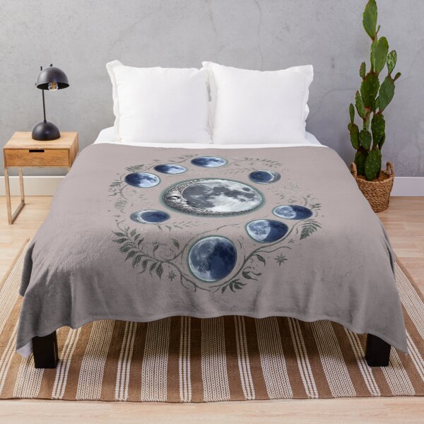 Item preview, Celestial Moon Phases Sequence on Black Tee-96 designed and sold by DennisLehnort.