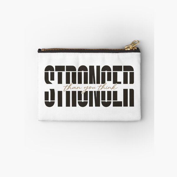 Item preview, Stronger Than You Think – Motivational Typography designed and sold by LoppiPrintShop.